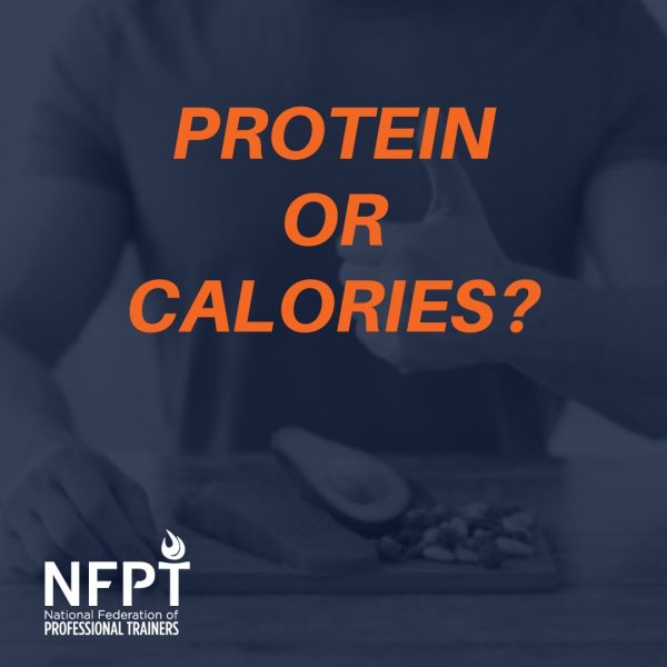 Protein or calories for hypertrophy.