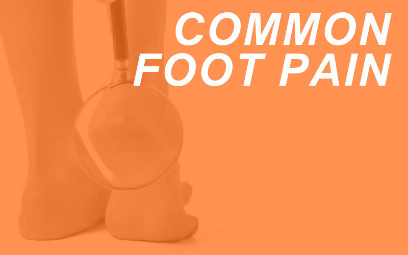 Common Foot Pain Title Card.