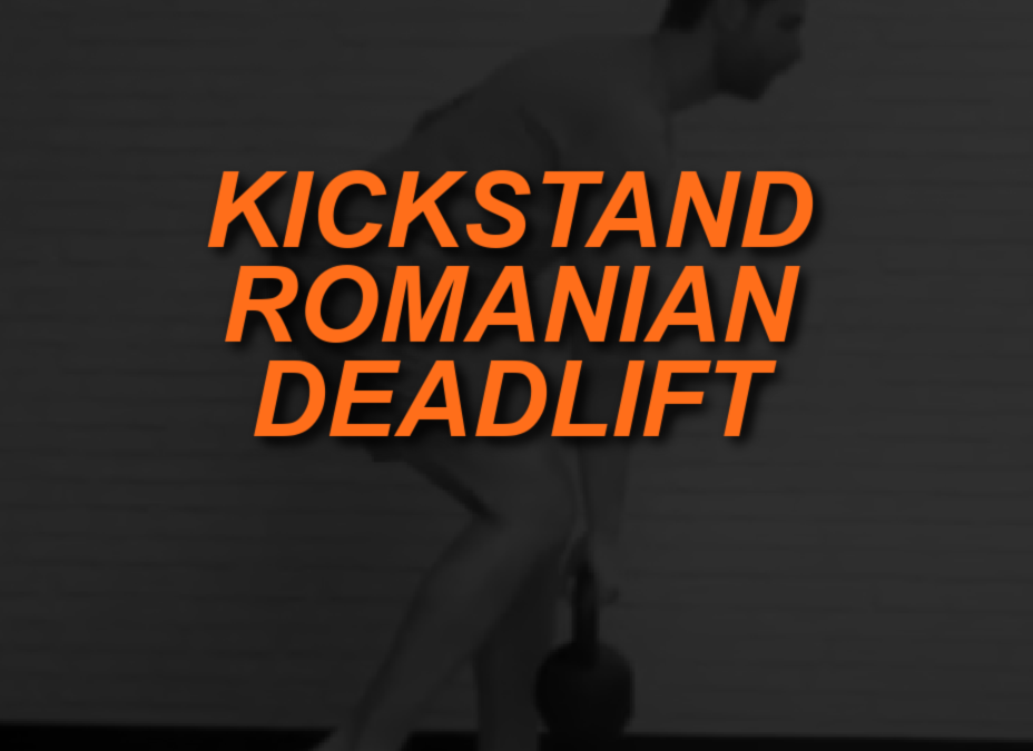 How to Do a Kickstand Romanian Deadlift