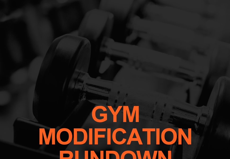 Post-Pandemic Gym Modification Rundown