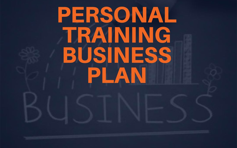 Personal Training Business Plan Title Card.