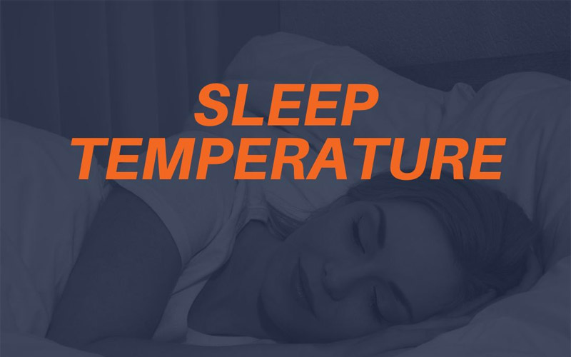 Sleep Temperature title card.