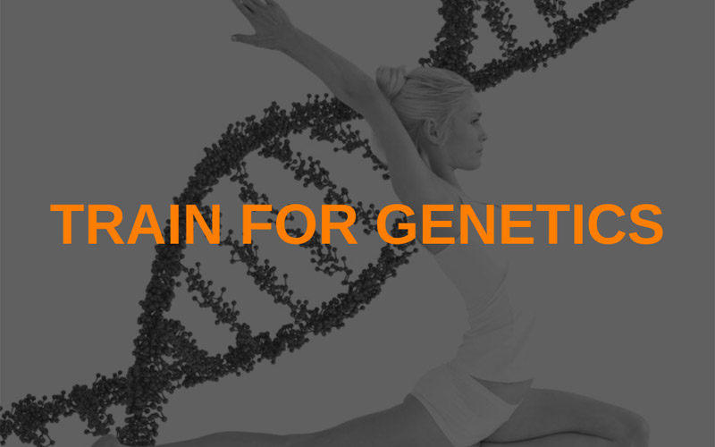 Train for Genetics Title Card.